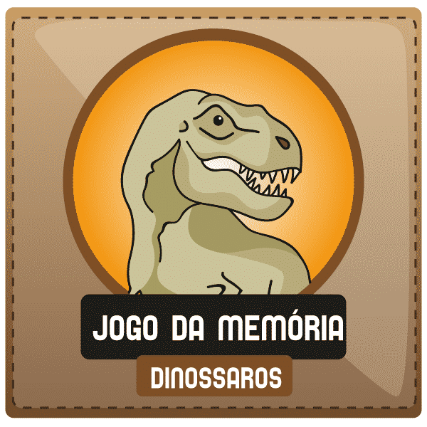 Jogo da Memória: Dinossauros - Nosso Clubinho